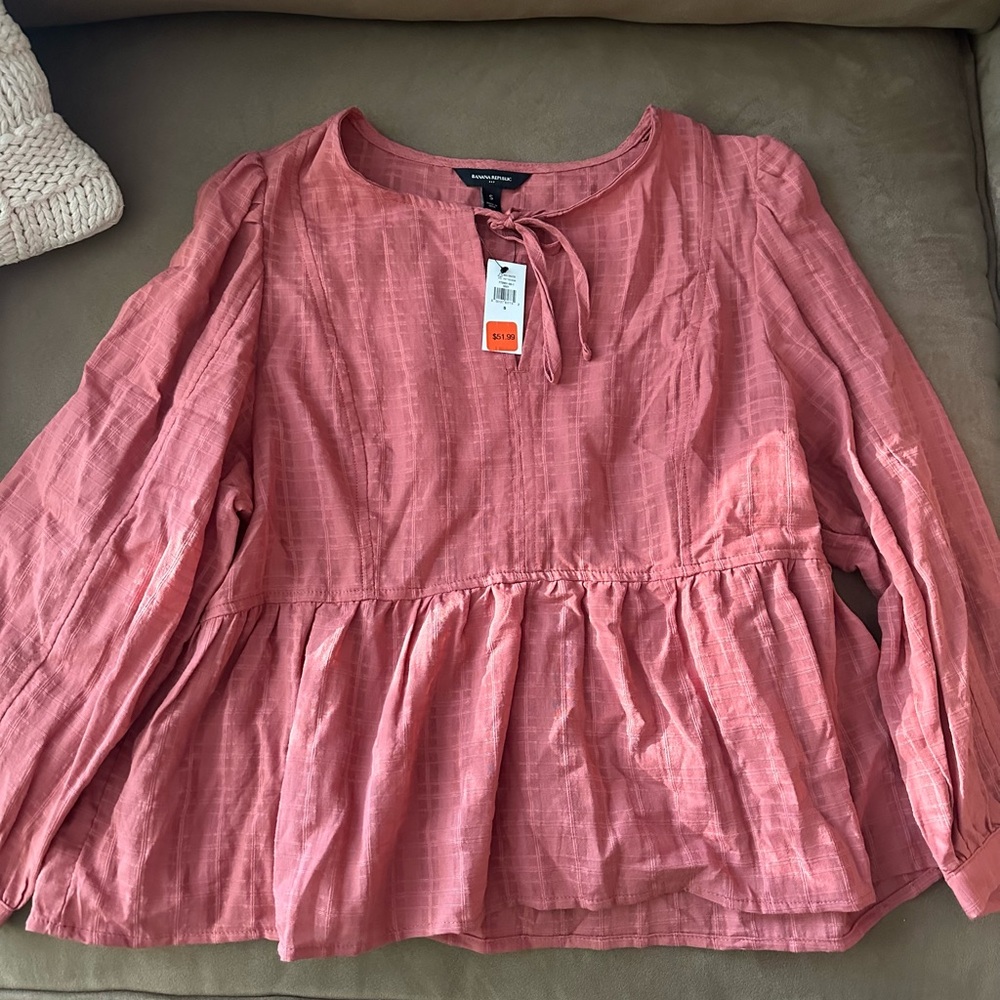 Banana Republic Pink Tunic Top